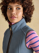 Joules Womens Heritage Fleece Gilet / Ladies Full zip fleece waistcoat / vest Joules Fleece & Gilet