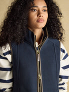 Joules Womens Heritage Fleece Gilet / Ladies Full zip fleece waistcoat / vest Joules