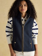 Joules Womens Heritage Fleece Gilet / Ladies Full zip fleece waistcoat / vest Joules