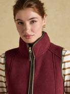 Joules Womens Heritage Fleece Gilet / Ladies Full zip fleece waistcoat / vest Joules Fleece & Gilet