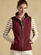Joules Womens Heritage Fleece Gilet / Ladies Full zip fleece waistcoat / vest Joules Fleece & Gilet