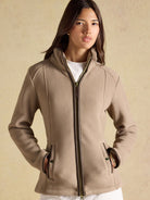 Joules Womens Heritage Fleece Jacket / Ladies Full zip fleece coat Joules Fleece & Gilet