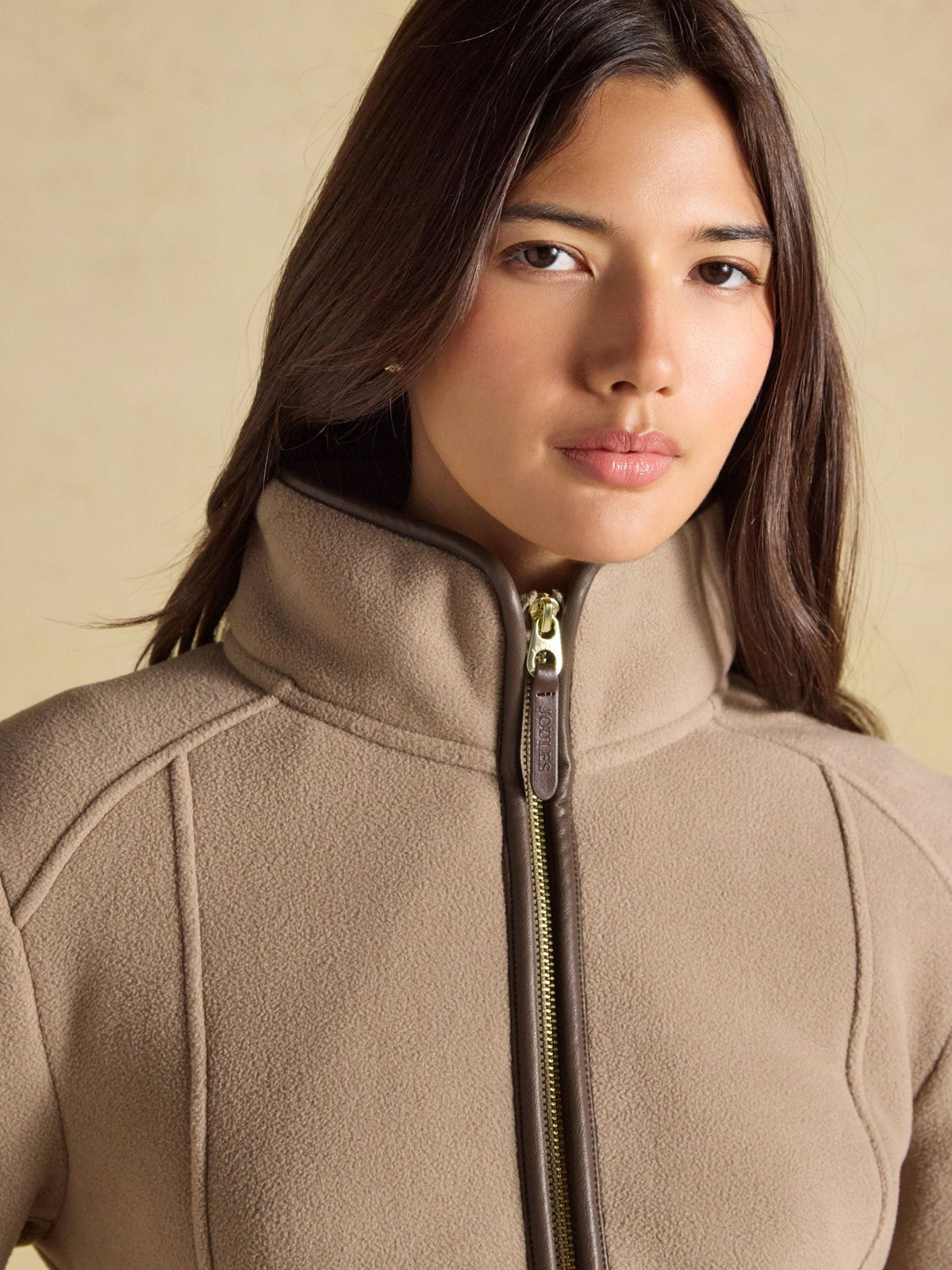 Joules Womens Heritage Fleece Jacket / Ladies Full zip fleece coat Joules Fleece & Gilet