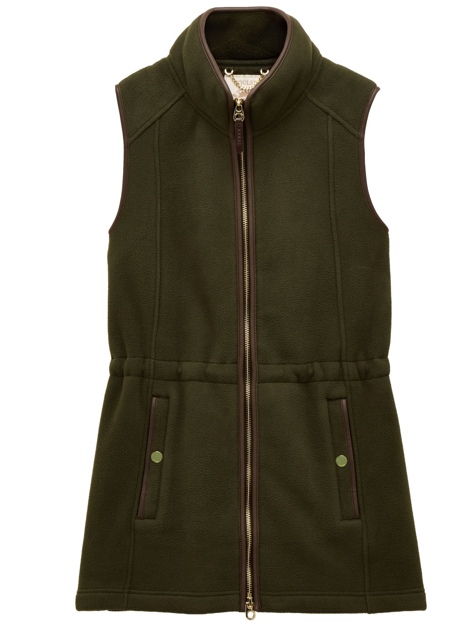 Joules Womens Heritage Longline Fleece Gilet / Ladies Full zip fleece waistcoat Vest Joules