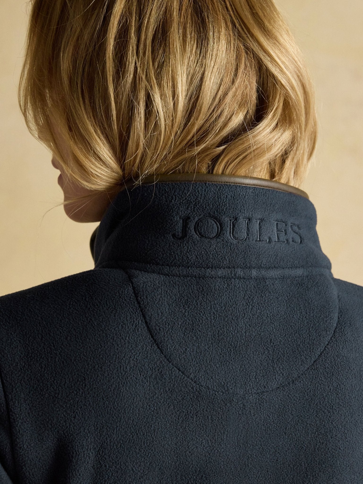 Joules Womens Heritage Longline Fleece Jacket / Ladies Full zip fleece coat Joules