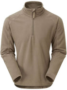 Keela Outdoors - Keela Mens Hel Pulse Top Tan 499 - 100 gram lightweight Micro breathable & Wicking Fleece