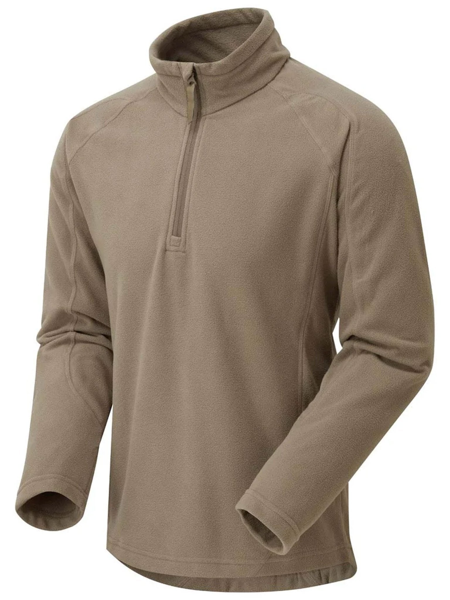 Keela Outdoors - Keela Mens Hel Pulse Top Tan 499 - 100 gram lightweight Micro breathable & Wicking Fleece