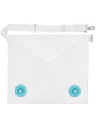 Masonic Regalia UK - Freemason Fellowcraft Apron - Craft Premium Lambskin Leather - 2nd Degree Masons Apron - Masonic For Freemason Men Masonic Regalia Apron