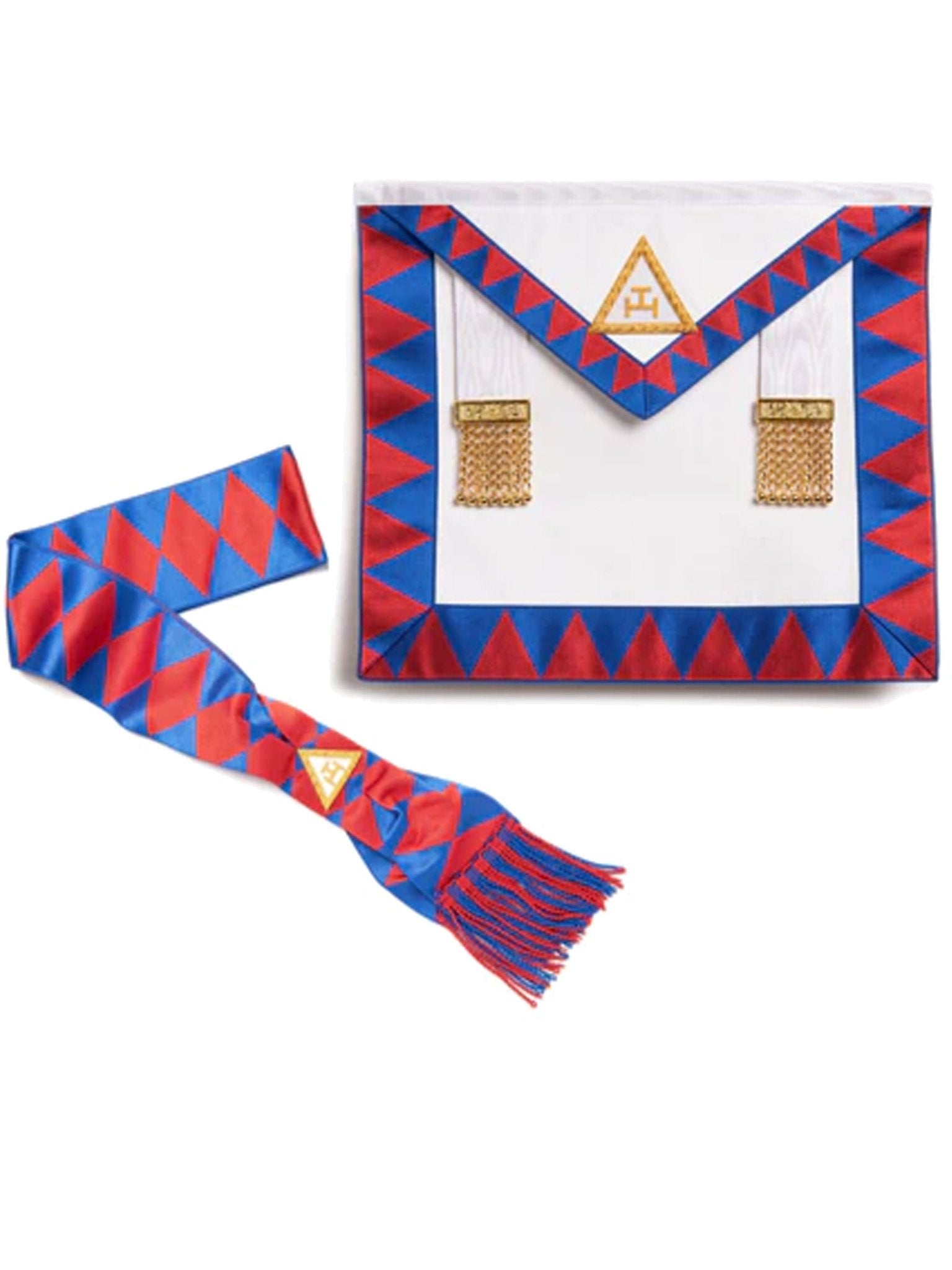 Masonic Regalia UK Royal Arch Companion Apron & Sash set / Chapter Apron - Masonic Men Masonic Regalia Apron