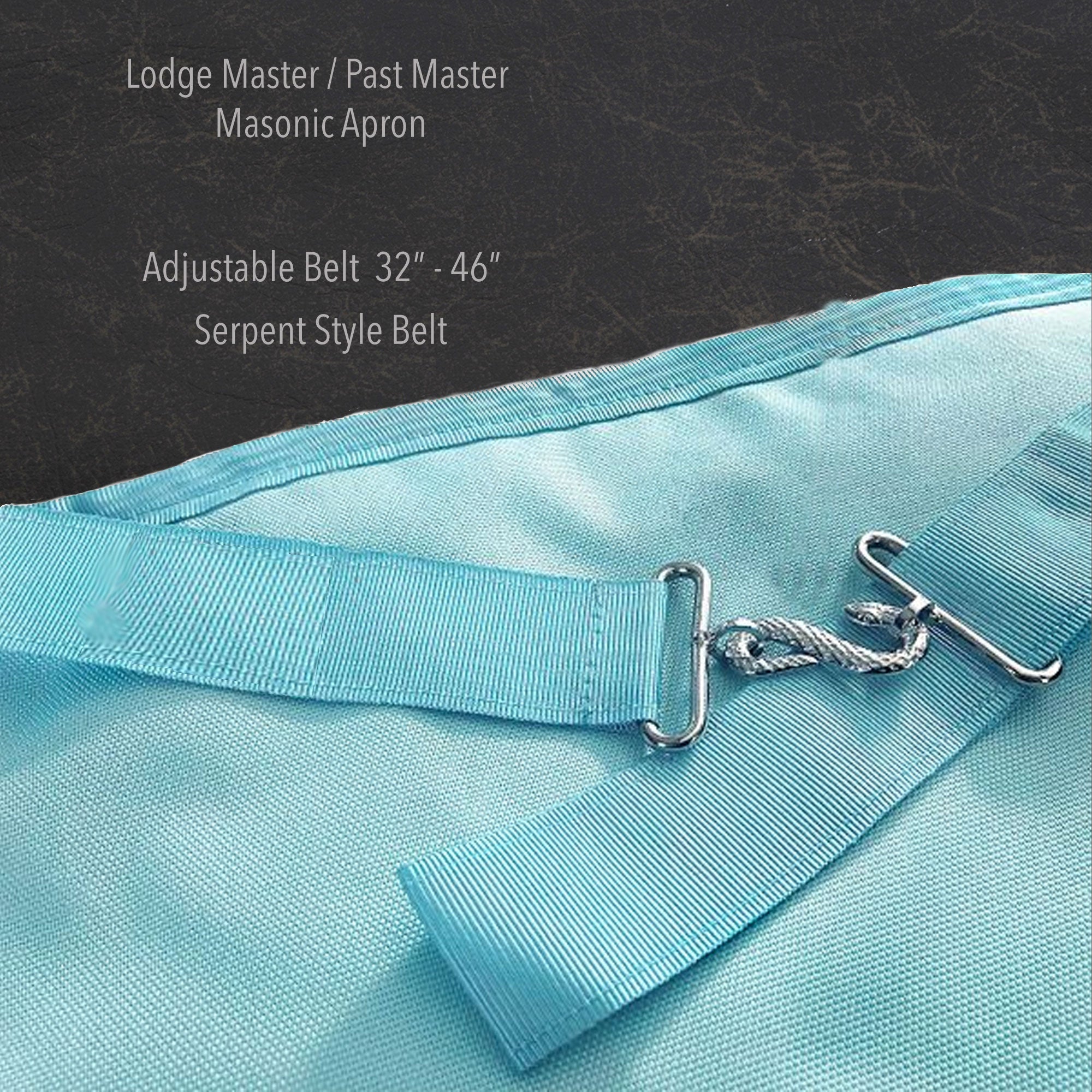 Worshipful Master / Past Master Apron - Premium Lambskin Leather - Masons Craft Masonic regalia