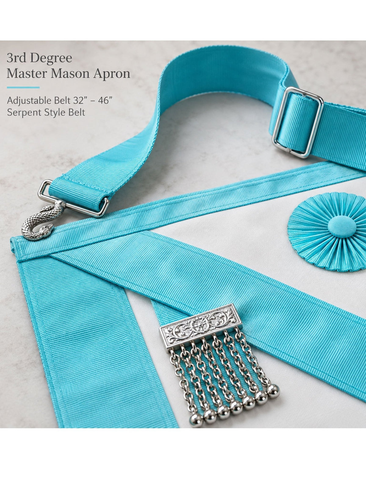 Master Mason Apron | 3rd Degree Lambskin Masonic Regalia Masonic Regalia Apron