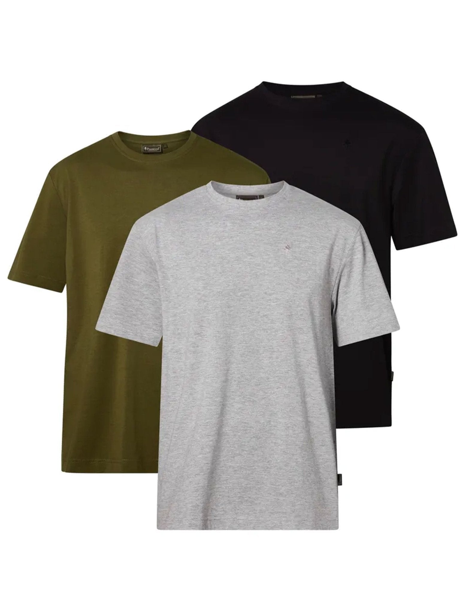 Pinewood - 3 Pack T-shirt Mens shirt sleeve tee / t-shirt Pinewood T-Shirt