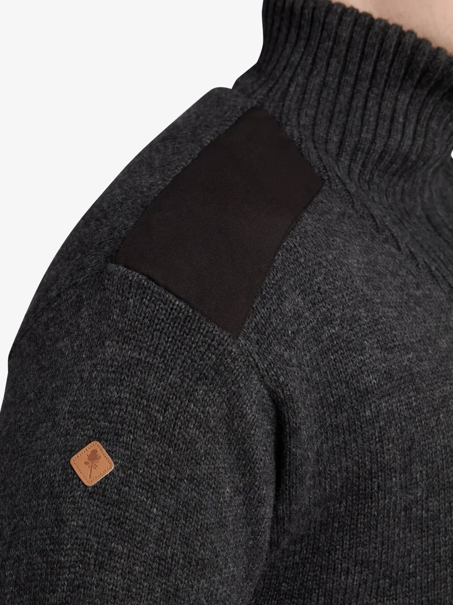 Pinewood Hurricane Men’s Jumper - Windproof Half Zip Sweater Knitted Wool Blend Pinewood Knitwear