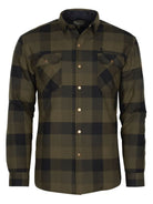 Pinewood Mens Canada Classic check shirt / flannel wool mix mans check Pinewood Shirt