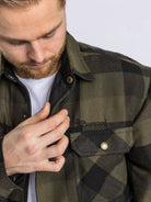 Pinewood Mens Canada Classic check shirt / flannel wool mix mans check Pinewood Shirt