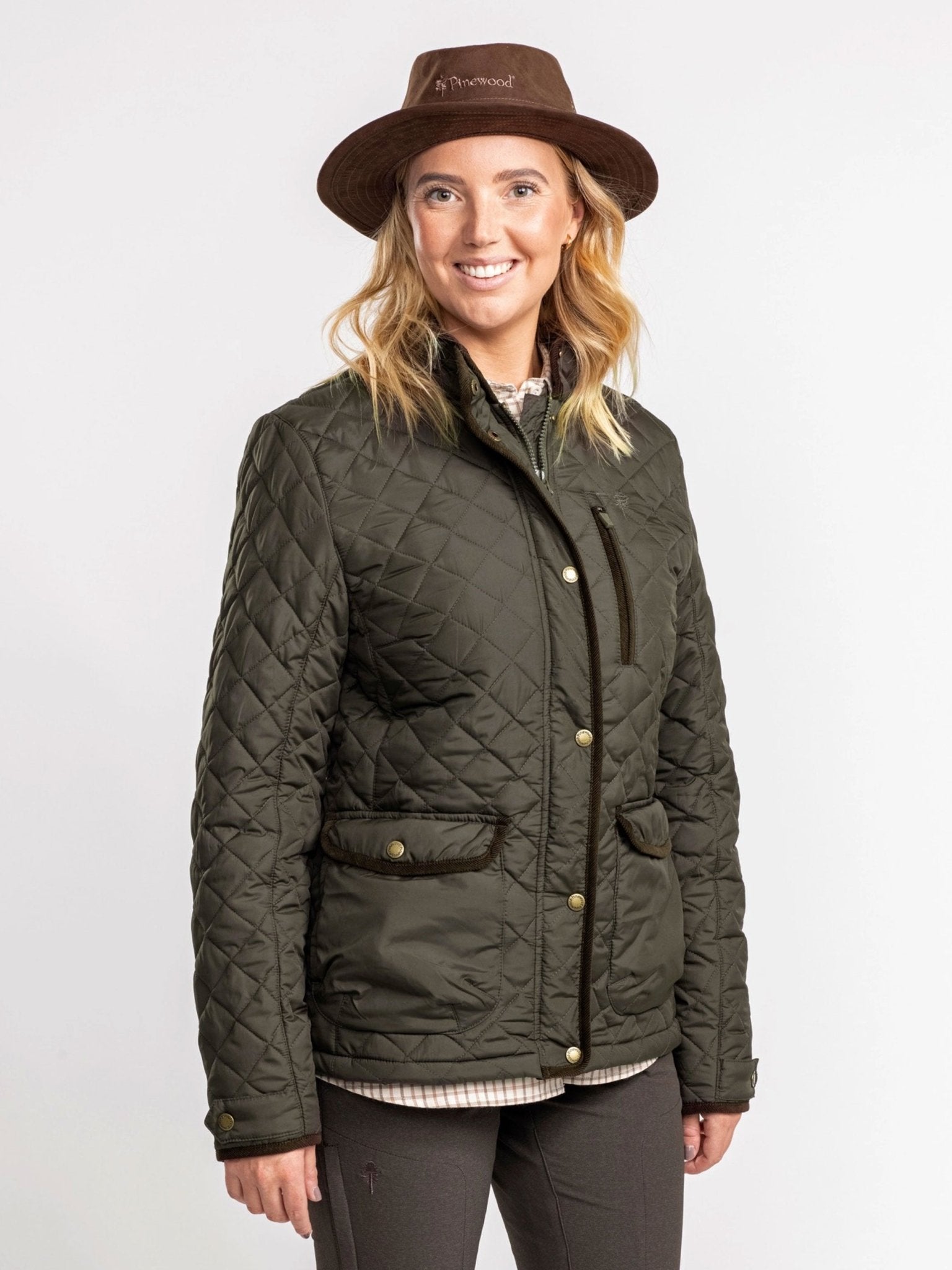 Pinewood Pinewood - Pinewood Ladies Nydala Classic Quilted Jacket / Womens Coat Outerwear