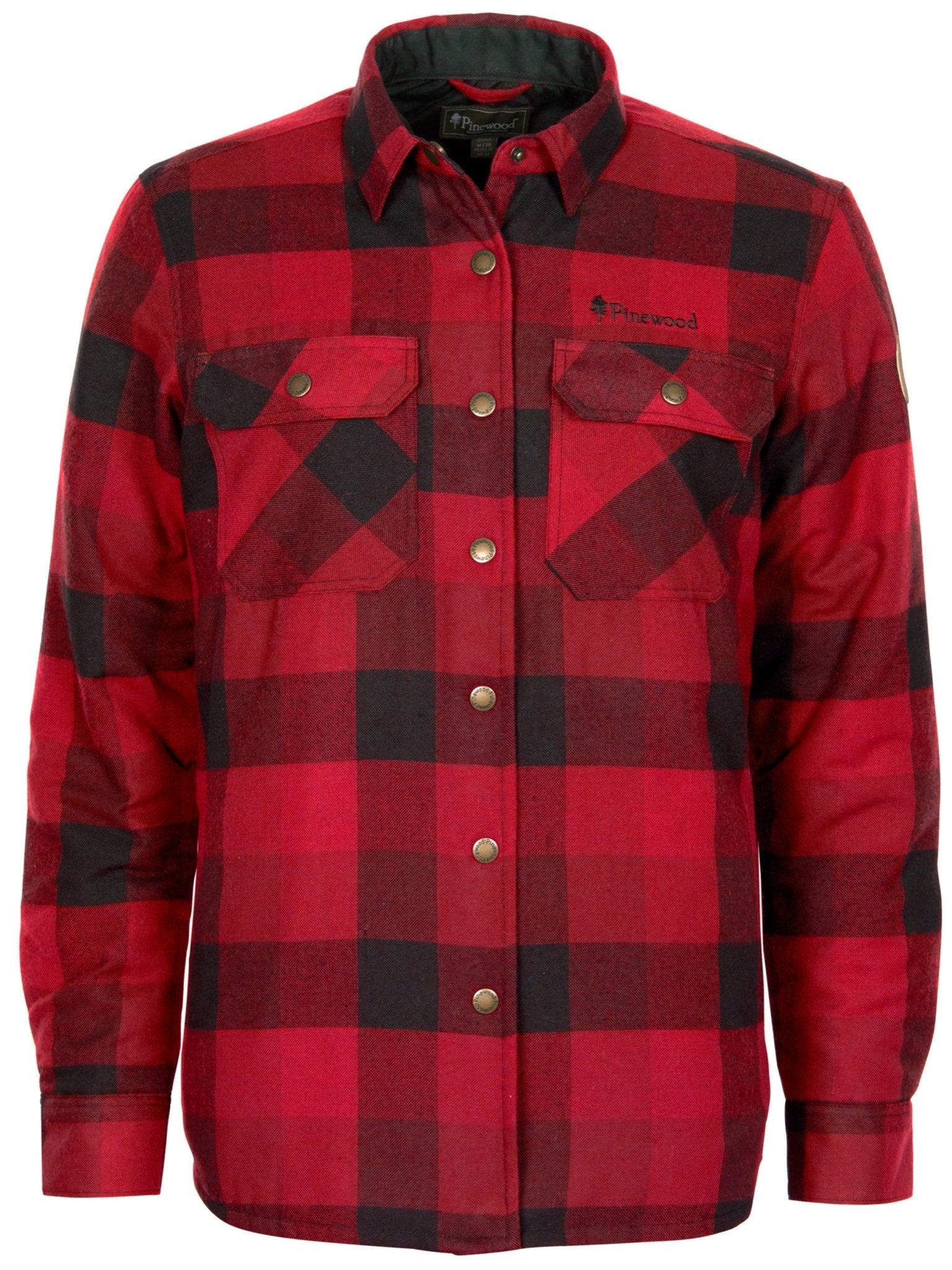 Pinewood Womens Canada Classic check shirt / ladies flannel wool mix Pinewood