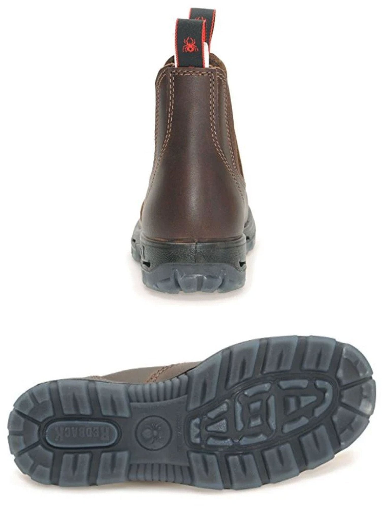 Redback Brown Jarrah Brown Dealer Boots (UBJK) - Casual Chelsea boot (Non Safety) Redback Boots