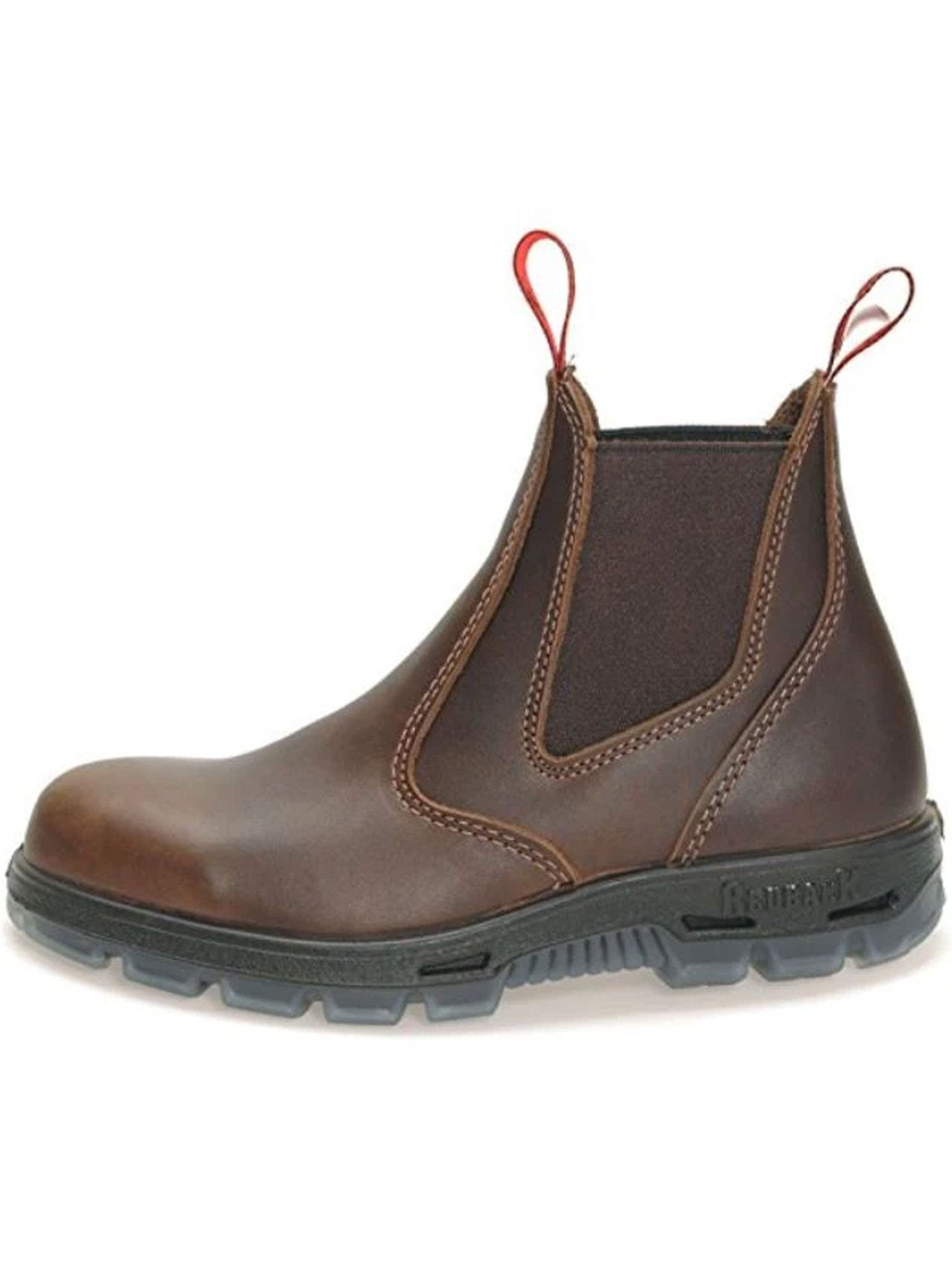 Redback Brown Jarrah Brown Dealer Boots (UBJK) - Casual Chelsea boot (Non Safety) Redback Boots