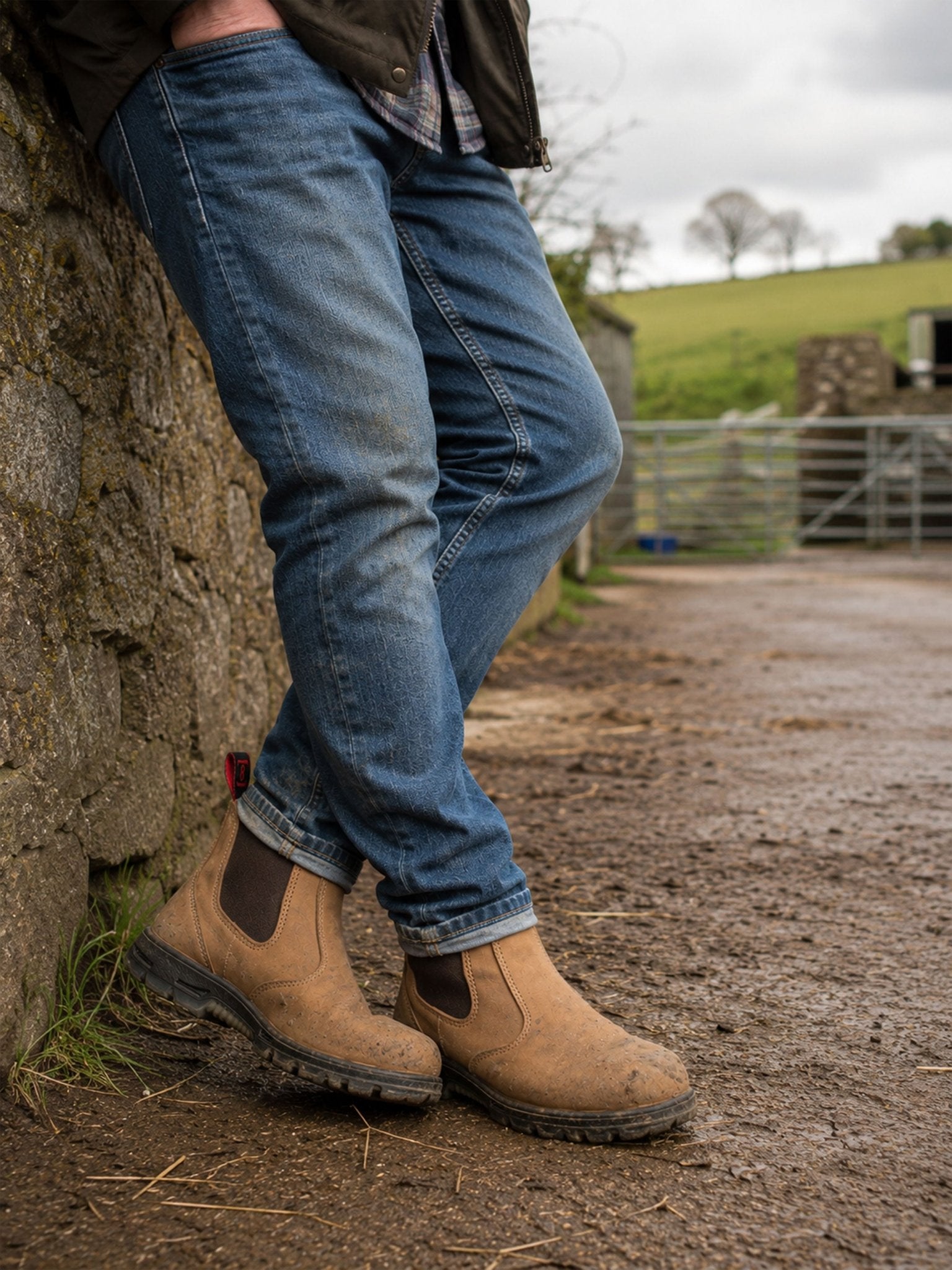 Redback Crazy Horse Soft toe Boot (UBCH) - Chelsea boot / dealer boots Redback Boots