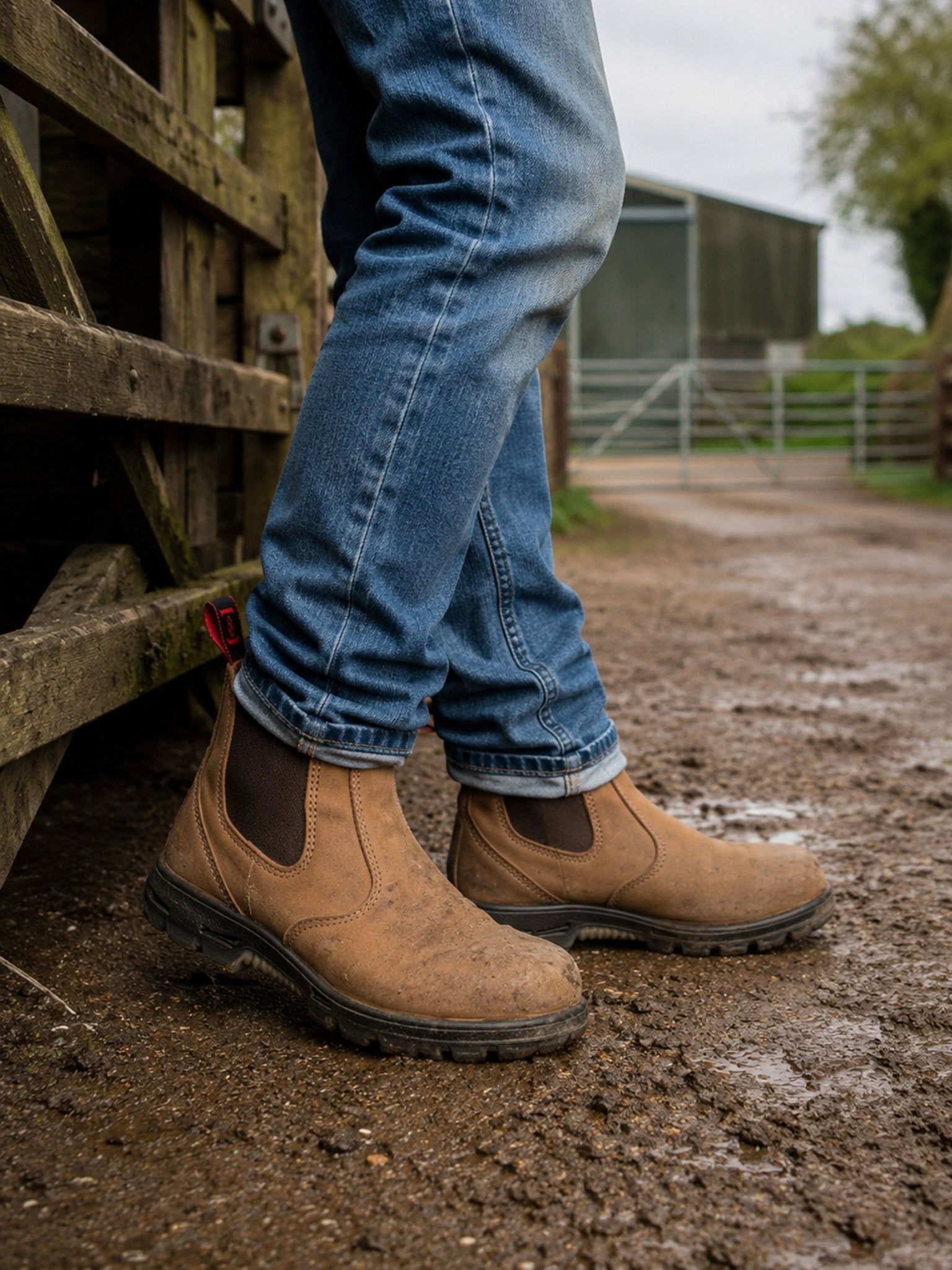 Redback Crazy Horse Soft toe Boot (UBCH) - Chelsea boot / dealer boots Redback Boots