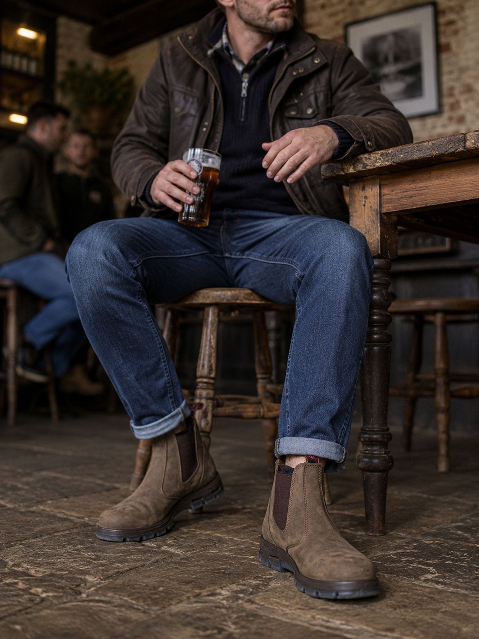 Redback Iron Bark Soft toe Boot (UBIB) - Chelsea boot / dealer boots Redback Boots