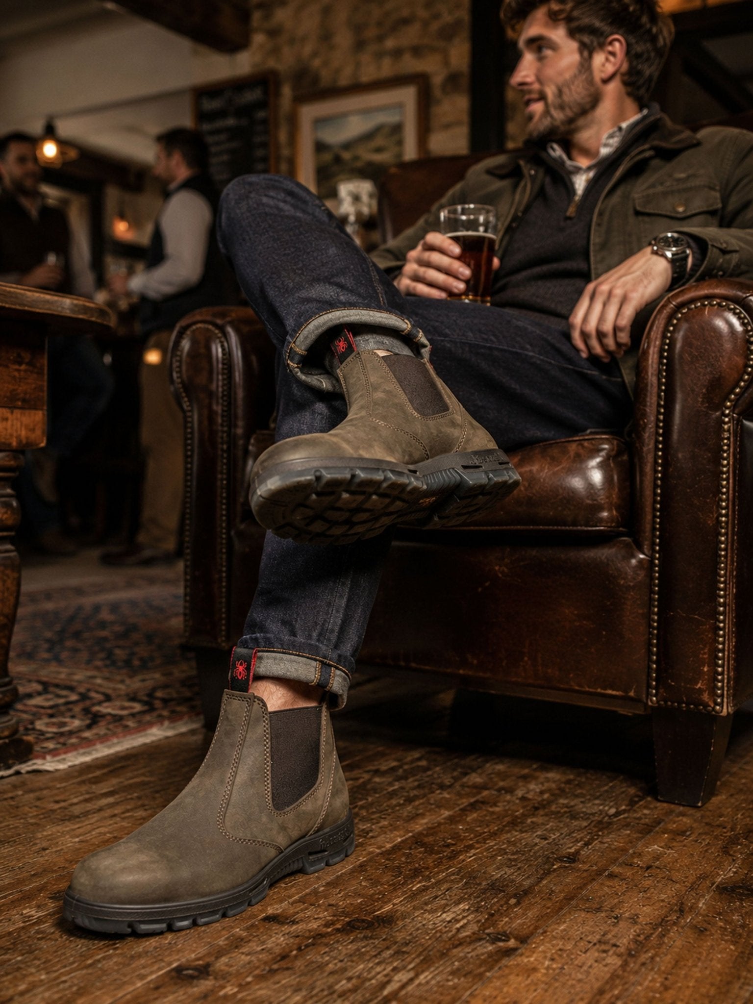 Redback Iron Bark Soft toe Boot (UBIB) - Chelsea boot / dealer boots Redback Boots