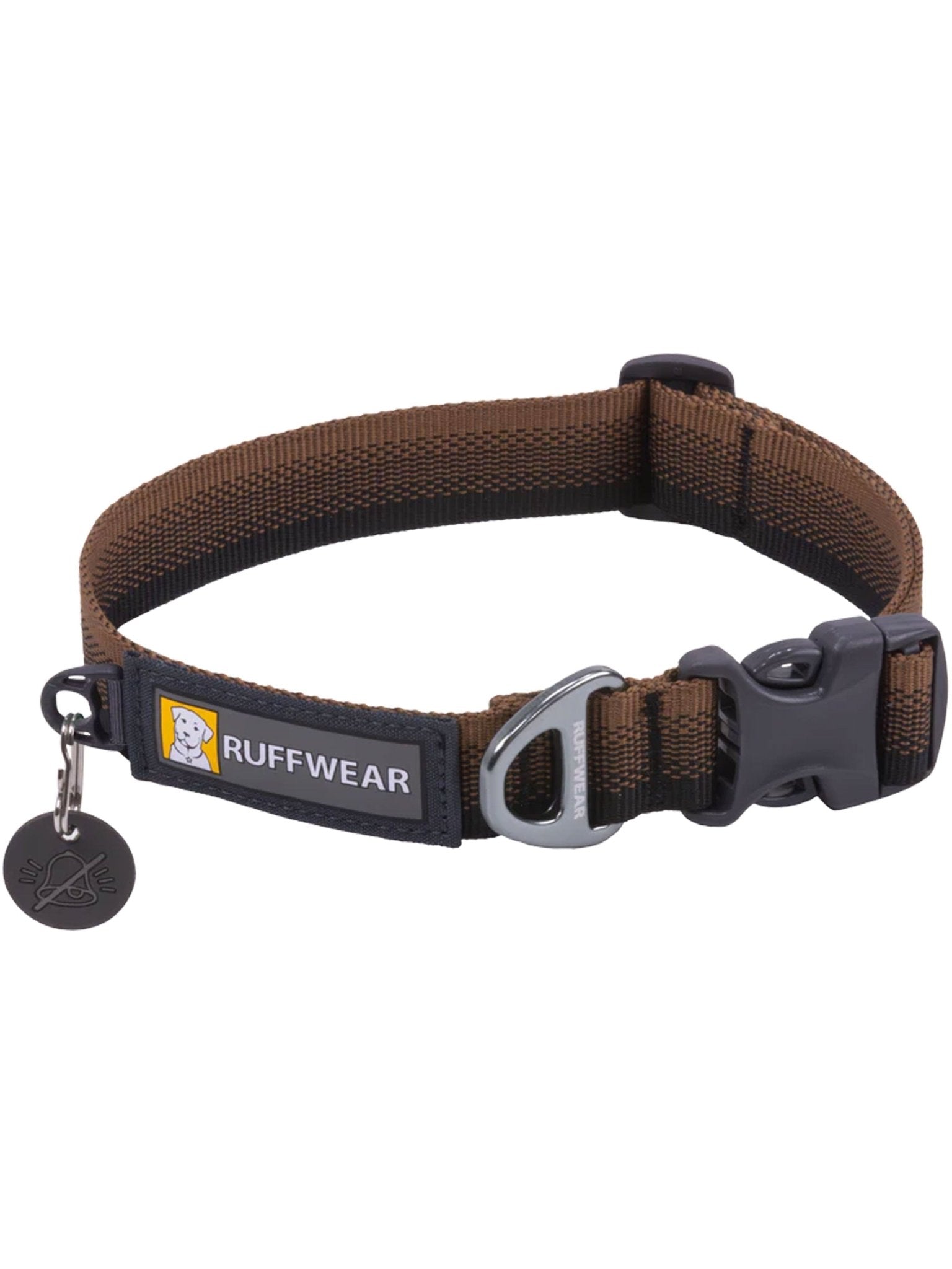 Ruffwear - Front Range Dog Collar, with Aluminium V - Ring, Adjustable Pet Dog Collar, Comfortable Soft Fabric, Collar with Dog Lead Attachment Ring