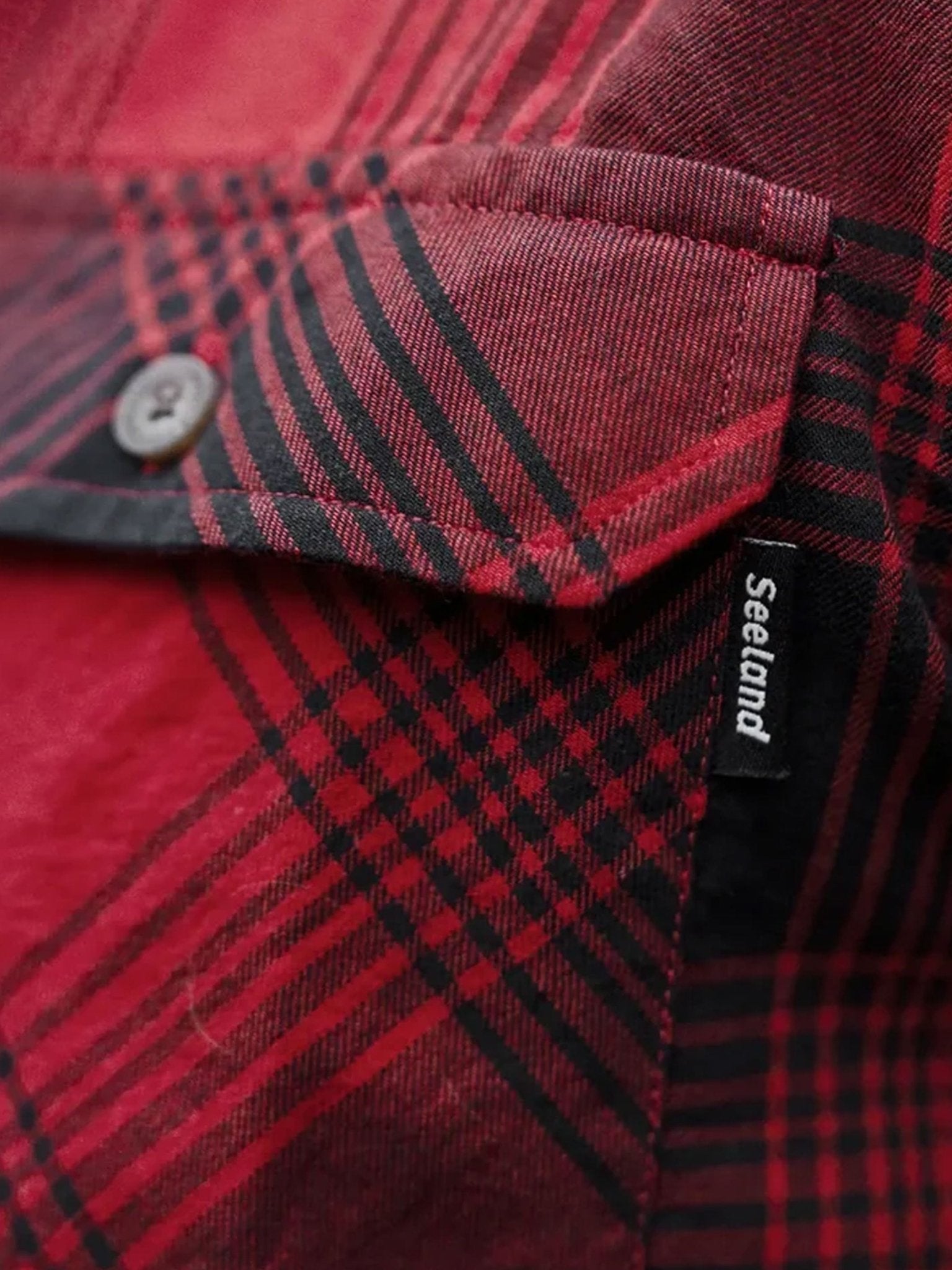 Seeland Glen Flannel Mens Shirt - Canada Check Long sleeve shirt / Lumberjack Seeland Shirt