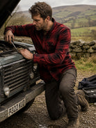 Seeland Glen Flannel Mens Shirt - Canada Check Long sleeve shirt / Lumberjack Seeland Shirt