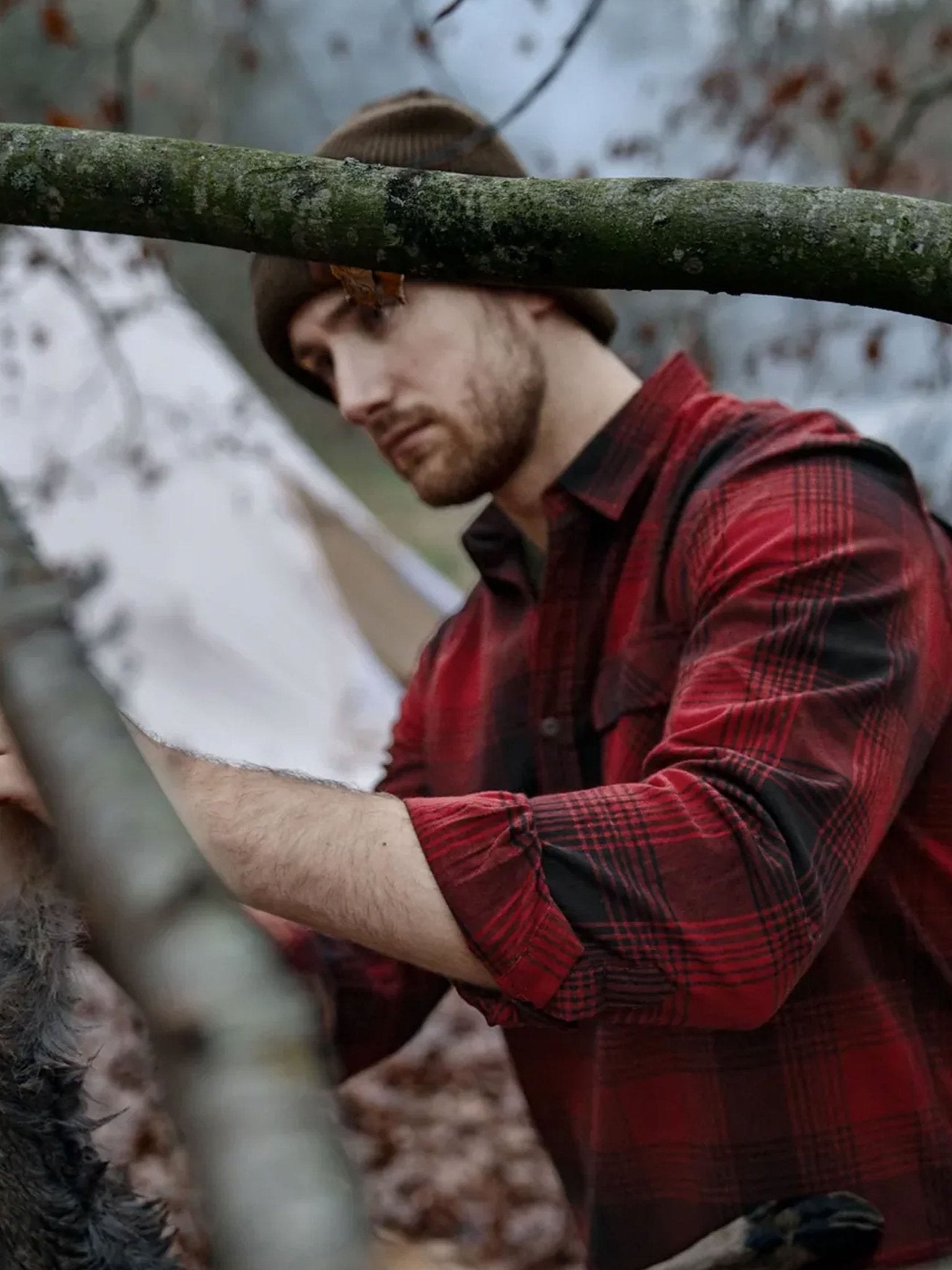 Seeland Glen Flannel Mens Shirt - Canada Check Long sleeve shirt / Lumberjack Seeland Shirt