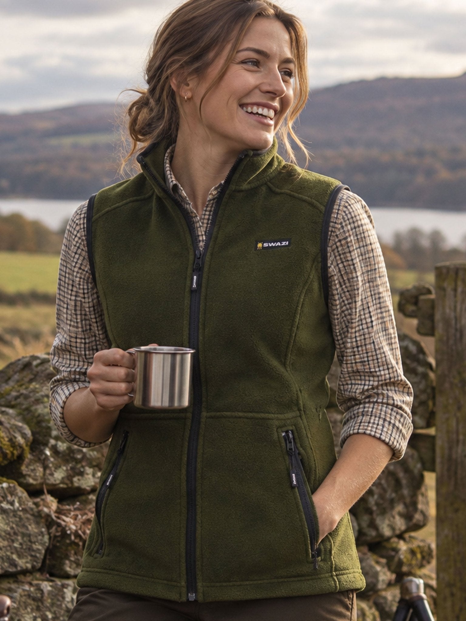 Swazi Catlin Ladies Fleece Gilet | Women's Bodywarmer Vest Swazi Clothing Fleece & Gilet