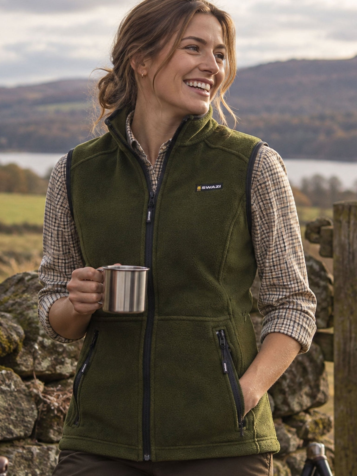 Swazi Catlin Ladies Fleece Gilet | Women's Bodywarmer Vest Swazi Clothing Fleece & Gilet