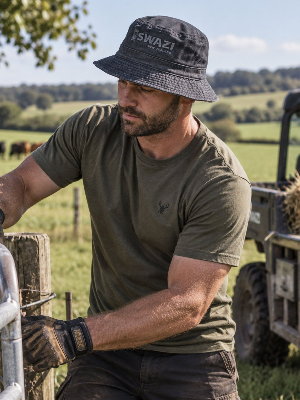 Swazi Cotton Bucket Hat – Men's Sun & Fishing Hat Swazi Clothing Hats
