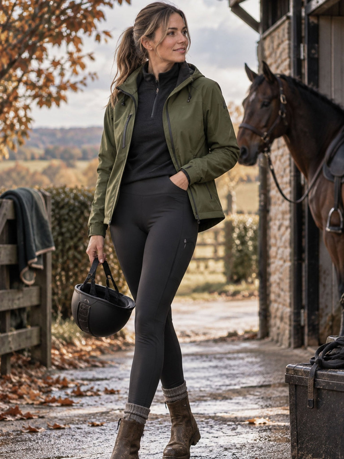 Swazi Ionia Women's Base Layer Ladies Leggings Tights with Pockets Swazi Clothing Trousers & Jeans