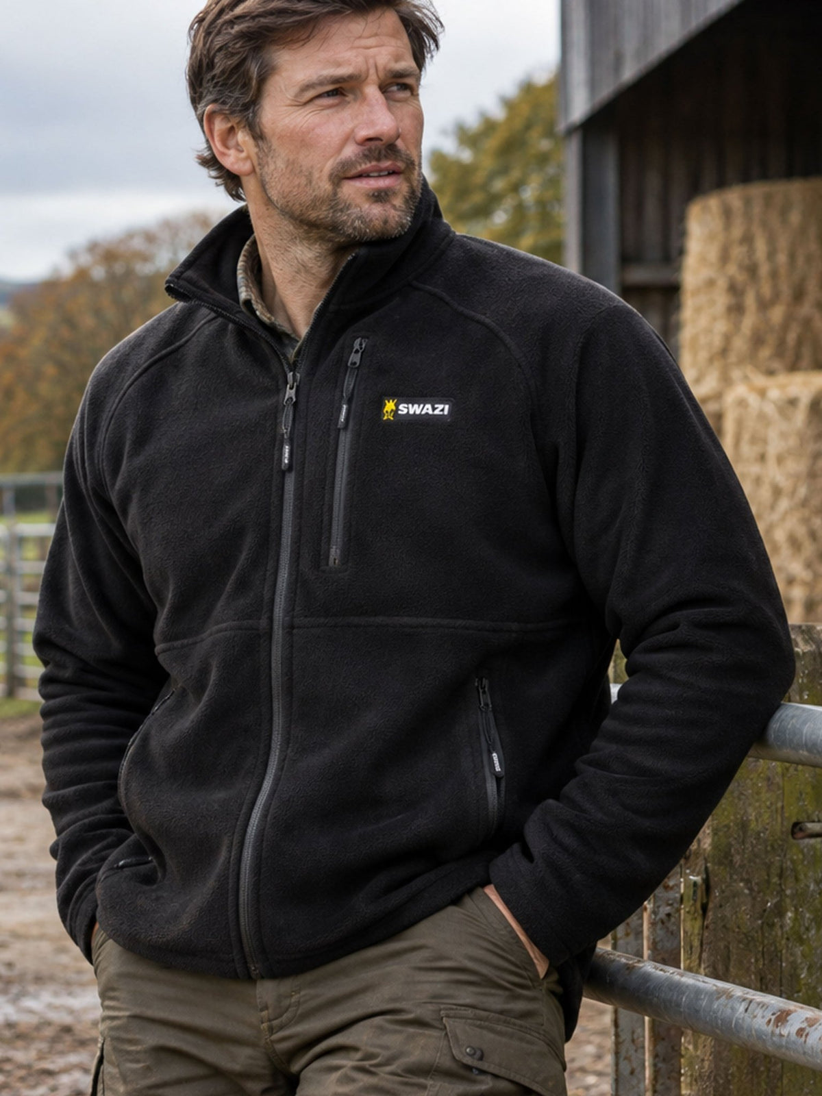 Swazi Muskox Men's Fleece Jacket | Mid-Layer Outdoor Fleece Swazi Clothing Outerwear