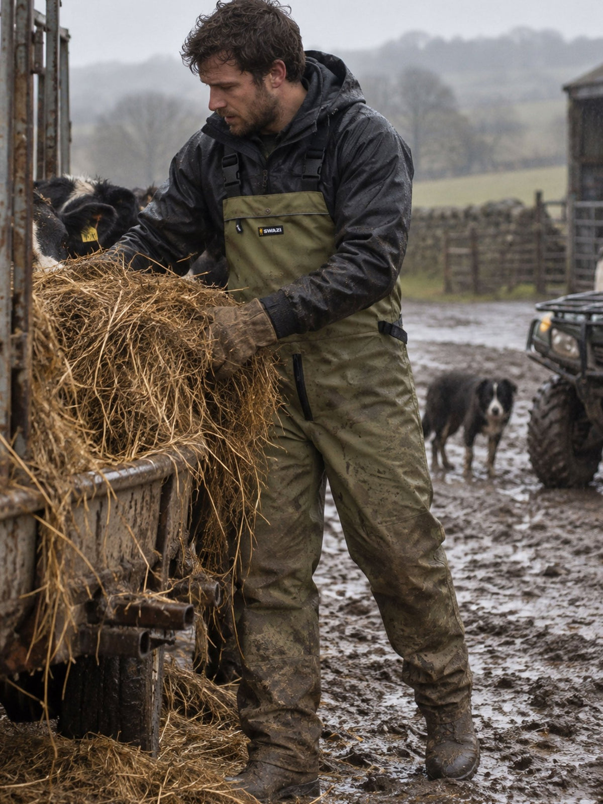 Swazi Torrent Bib Overtrousers - Men's Waterproof Trousers Swazi Clothing Workwear