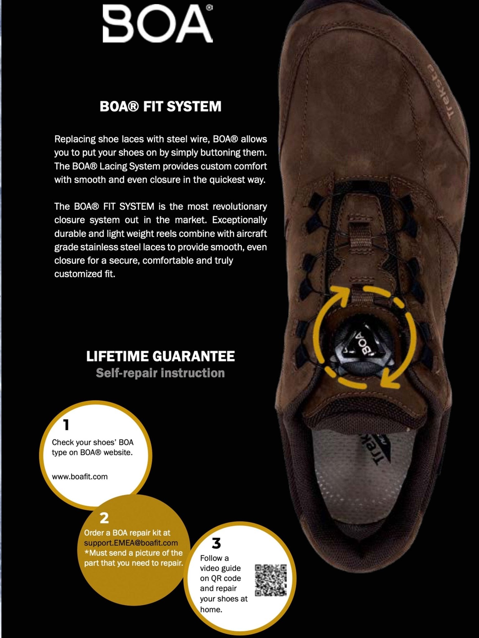 Treksta Winchester Pro 10" BOA Lace - Waterproof / Breathable Hiking / Hunting boot - Unisex Treksta Boots