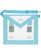Worshipful Master / Past Master Apron - Premium Lambskin Leather - Masons Craft Masonic regalia Masonic Regalia Apron