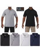 5.11 Tactical 5.11 Tactical - 5.11 Utility Short Sleeve Polo Shirt - Cotton / Polyester Pique - Style 41180 T - Shirt