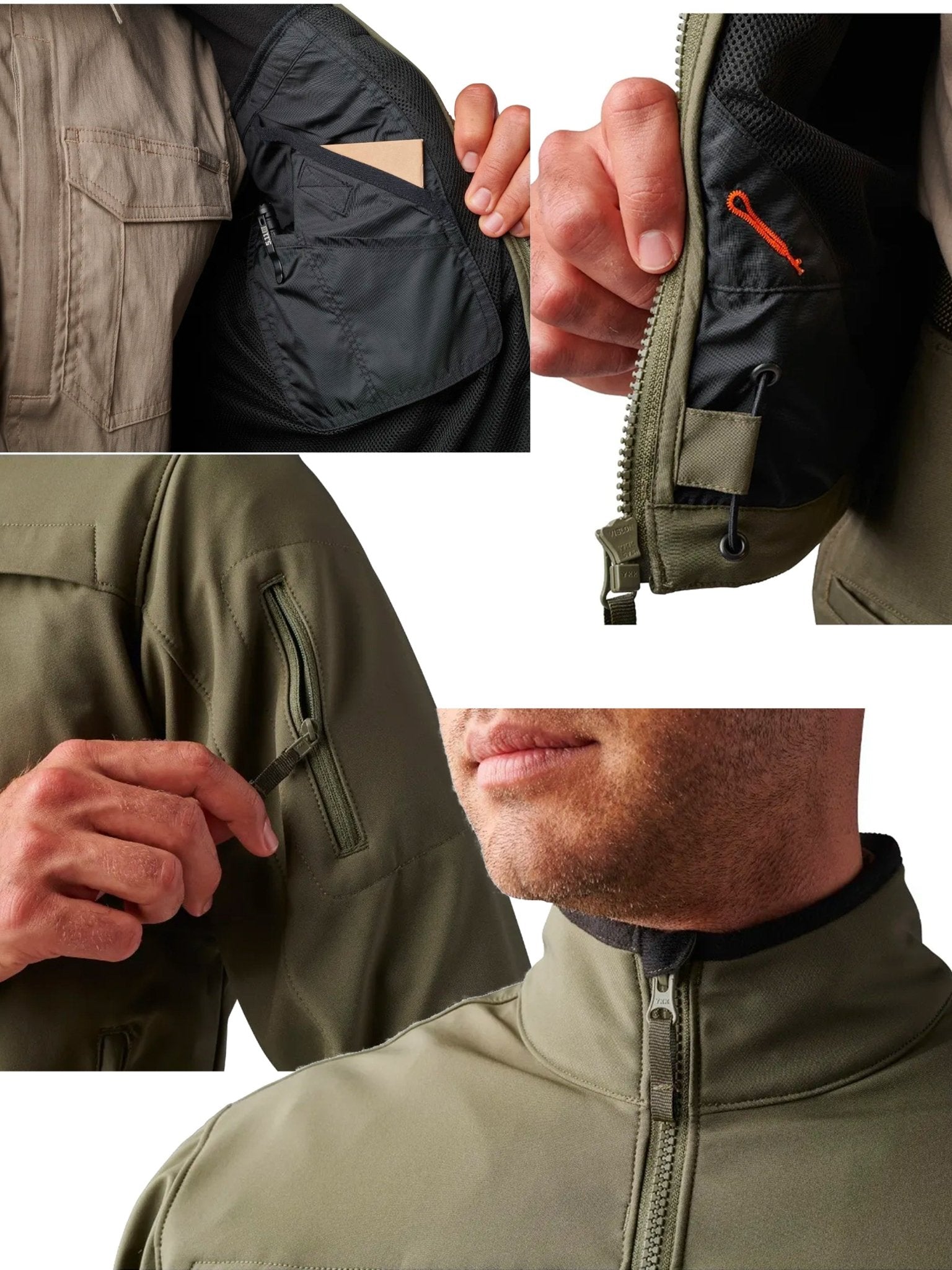 5.11 Tactical Chameleon Softshell Jacket 2.0 Waterproof Breathable DWR treated