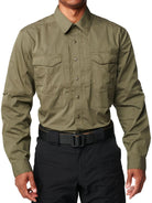 5.11 Tactical 5.11 Tactical - Mens Stryke Long Sleeve Shirt - Stretch Flex - Tac Fabric / Teflon treated Shirt