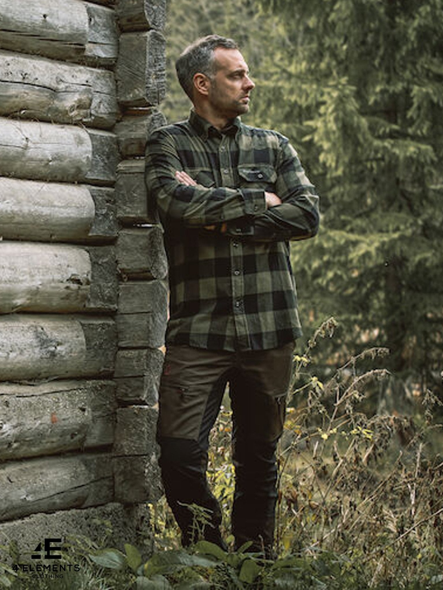 Deerhunter - Marvin Check casual / Country mens Shirt