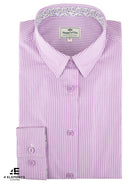 Hoggs of Fife Hoggs of Fife - Bonnie II Ladies Cotton Shirt / Ladies long sleeve shirt with stripes Shirt