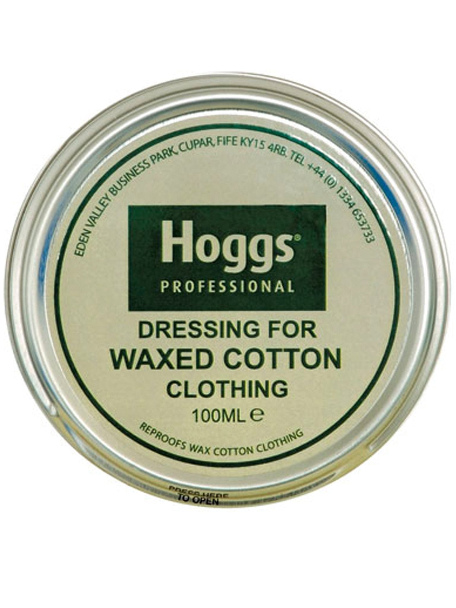 Hoggs of Fife Hoggs of Fife - Dressing for Waxed Clothing - Nourish Waxed fabric to enhance water resistance Shoe & Clothing Care