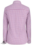 Hoggs of Fife Hoggs of Fife - Ladies Long sleeve Shirt - Country check shirt with feminine trim - Becky II Shirt