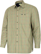 Hoggs of Fife Hoggs of Fife - Men Sleeve lined Shirt, Long sleeve Micro Fleece Lined - Boxwood Shirt