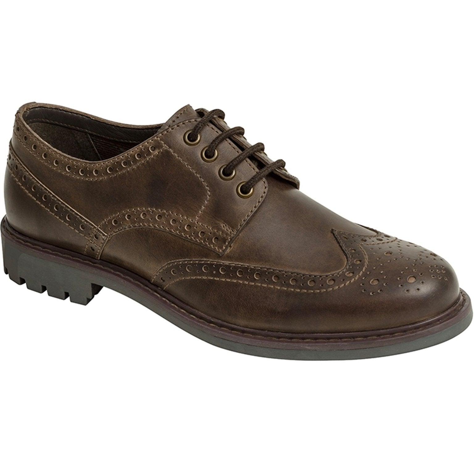 Hoggs of Fife Hoggs of Fife - Mens Brogue Shoe - Inverurie Country Brogue Full grain leather shoe Shoes