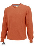 Hoggs of Fife Hoggs of Fife - Mens Stirling V Neck Jumper - 100% cotton Mens Long Sleeve Pullover Knitwear