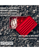 Sigg SIGG - Premium Lunch box Plus Featherlight / Lunchbox Sigg metal lunchbox Lunch Boxes